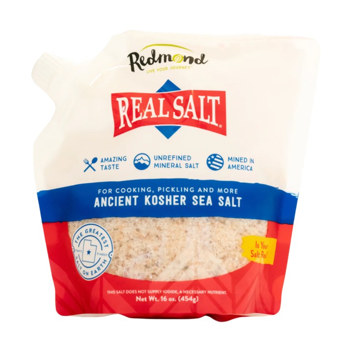 Redmond Real Salt KOSHER 454 g Pouch - Smaksättning & Sötning - Apotea