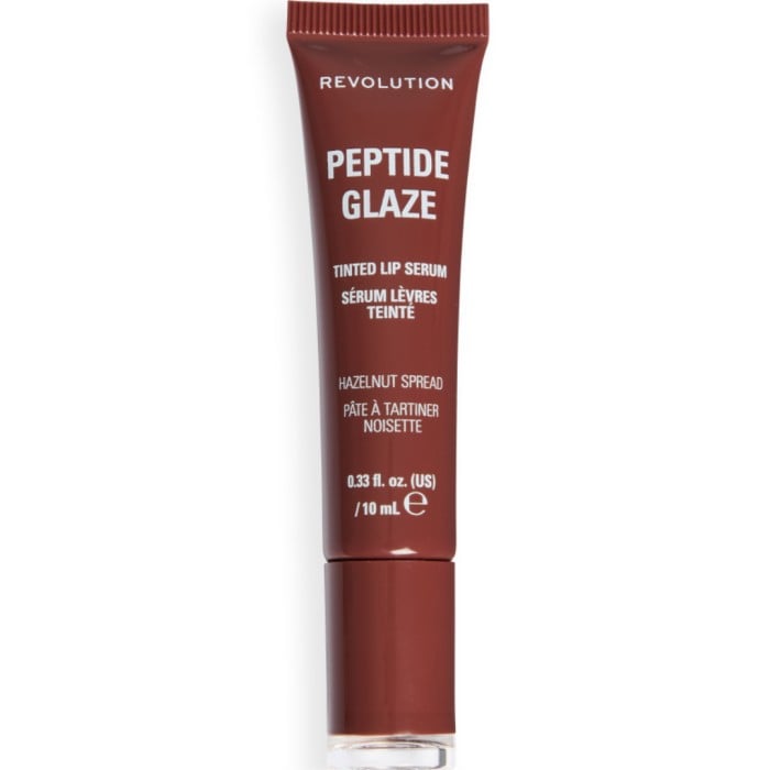 Revolution Peptide Glaze Tinted Lip Serum Hazelnut Spread 10 ml - Smink - Läppglans - Apotea