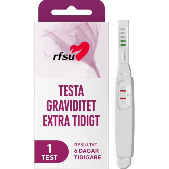 RFSU Graviditetstest Early 1 st - Graviditetstest - Apotea