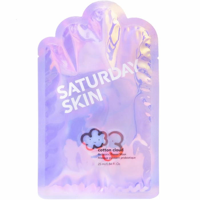 Saturday Skin Cotton Cloud Probiotic Power Sheet Mask 25 ml - Ansiktsmask - Apotea