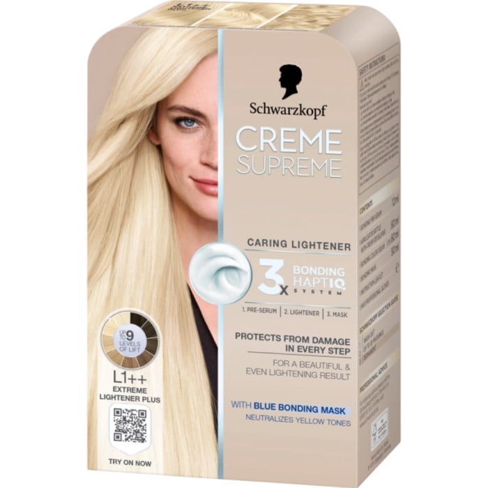 Schwarzkopf Creme Supreme L1++ Extreme Lightener Plus - Hårfärg - Apotea