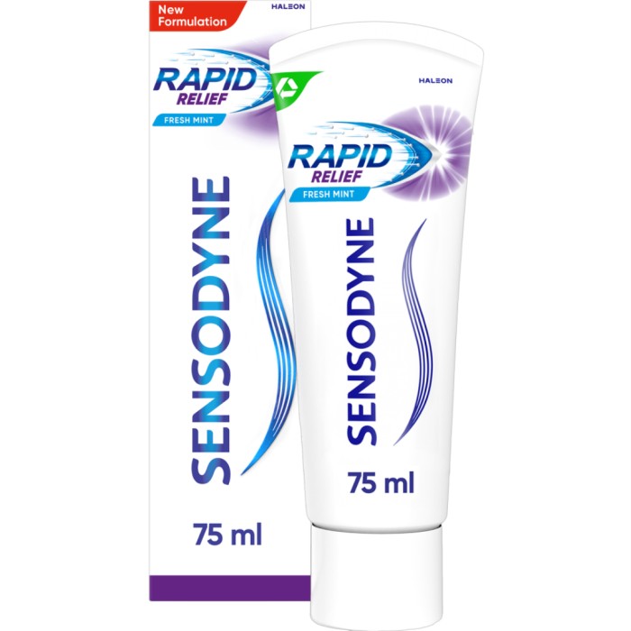 Sensodyne Rapid Relief tandkräm 75 ml - Tandkräm - Apotea