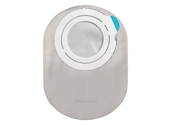 Coloplast SenSura Mio Flex 2-delspåse sluten, Midi, neutralt grå, insp.lucka, krage 35 mm 30 st - Stomiprodukter - Apotea