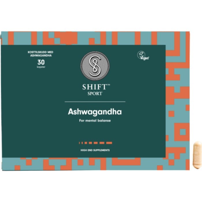 SHIFT Sport Ashwaganda 30 kapslar - Kosttillskott - Ashwagandha - Apotea