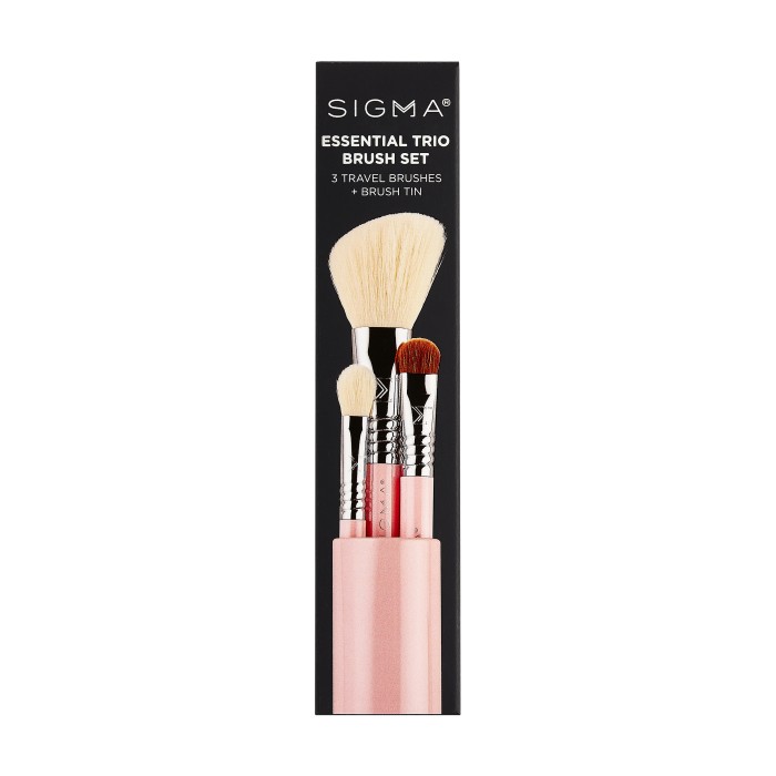 Sigma Beauty Essential Trio Brush Set Light Pink
