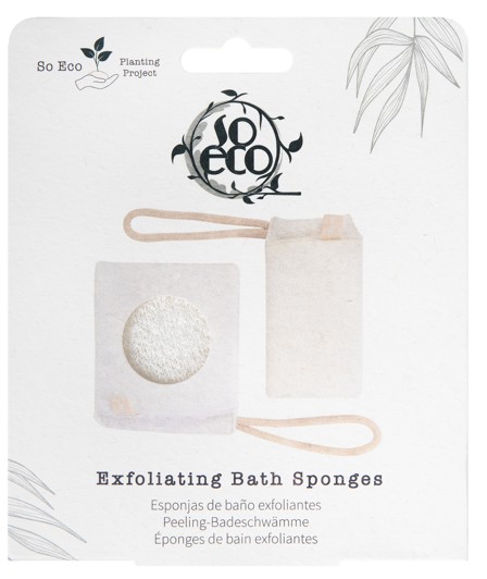 So Eco Exfoliating Bath Sponges 2 st