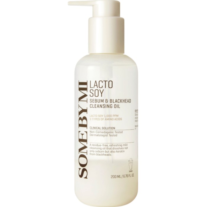 Some By Mi Lactosoy Sebum & Blackhead Cleansing Oil 200 ml - K-Beauty - Apotea