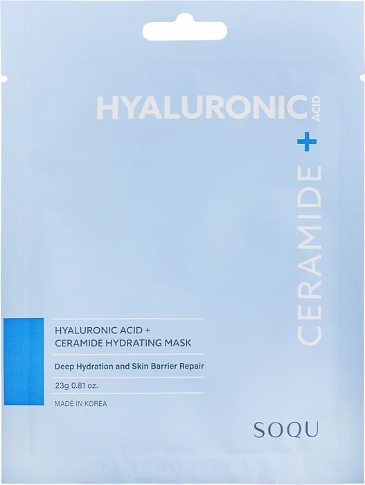 SOQU Hyaluronic Acid + Ceramide Hydrating Mask