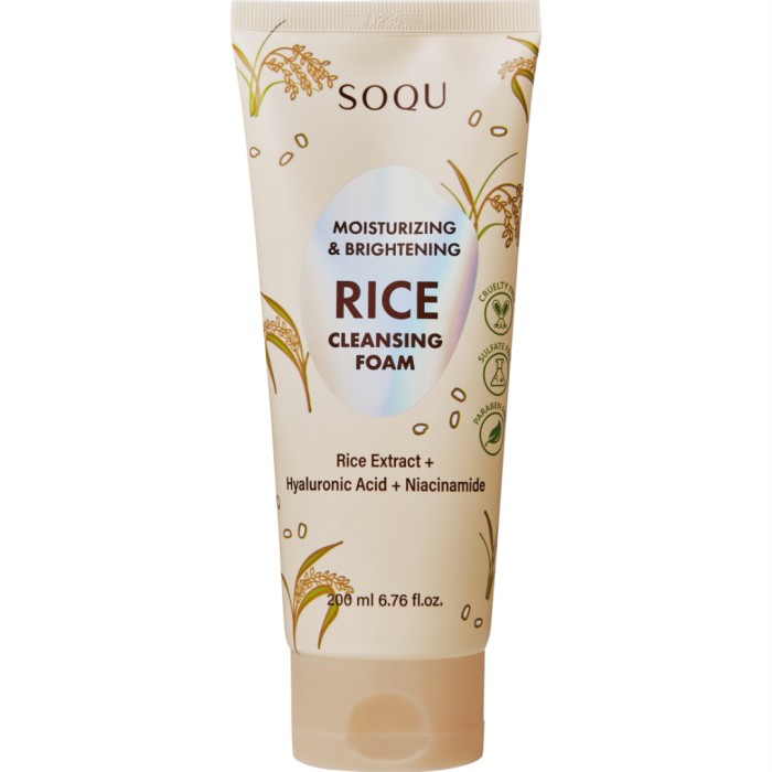 SOQU Rice Foam Cleanser 200 ml - k-beauty > K-Beauty - Apotea