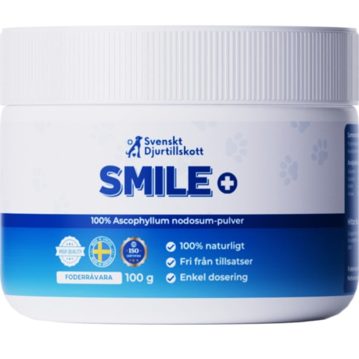 Svenskt Djurtillskott Smile+ 100 g - djur > hund-2 > hund-munvard > Munvård för hund - Apotea