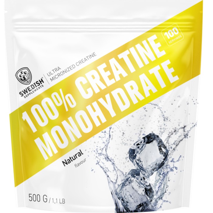 Swedish Supplements Creatine Monohydrate 500 g - Energitillskott - Apotea