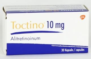 Toctino GlaxoSmithKline AG, kapsel, mjuk 10 mg - 1 styck