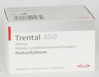 Trental Takeda, tablett med modifierad frisättning 400 mg - 1 styck