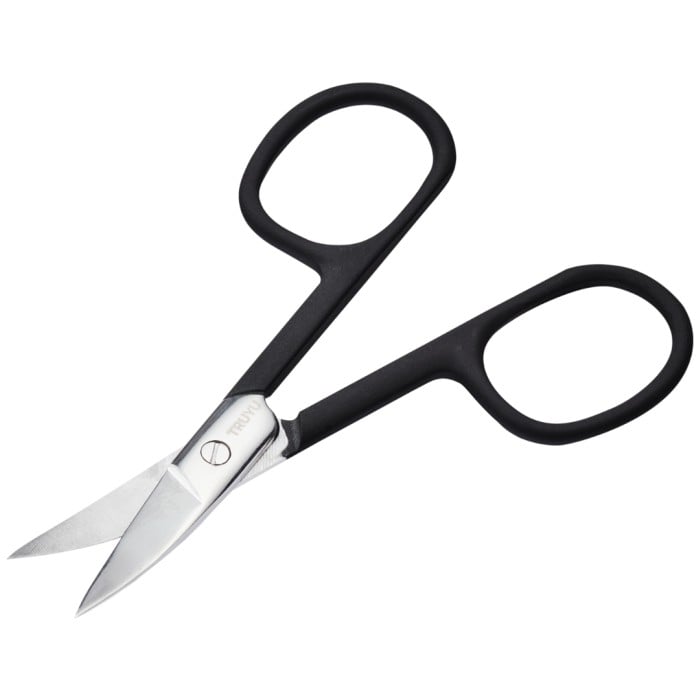 Truyu Curved Black Nail Scissors