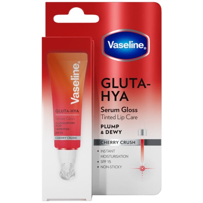 Vaseline Gluta-Hya Serum Lip Gloss Cherry Crush 10 ml
