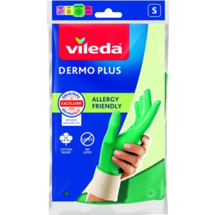 Vileda Hushållshandske Dermo Plus Small