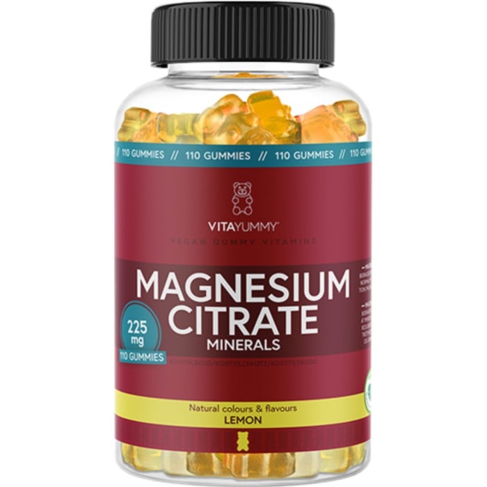 VitaYummy Magnesium Citrate Lemon 110 st - Vitaminer-Mineraler - Magnesium - Apotea