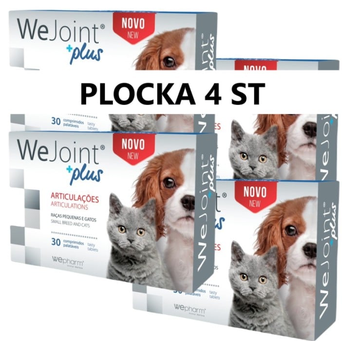 WeJoint Plus Small Breed and Cats 4-pack (4 x30 tuggtabletter)